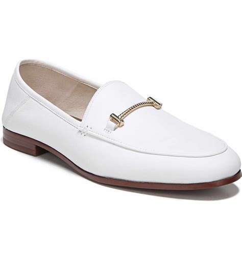 Slip-on style. . Sam edelman white loafers